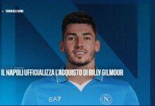 رسميًا: نابولي يتعاقد مع بيلي جيلومو..والاسكتلندي رقم 7 في سوق الصفقات لنادي الإيطالي