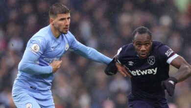 مشاهدة مباراة مانشستر سيتي ووست هام يونايتد بث مباشر في الدوري الإنجليزي اليوم