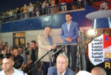 وزير الشباب يفتتح  بطوله الجمهورية للشركات بمحافظة بورسعيد 