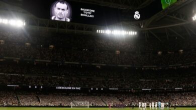 ريال مدريد باليرمو  يقف دقيقة حداد تكريما لـ «أسطورة ايطاليا»..فيديو