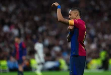جميع أهداف ومساهمات رافينيا مع برشلونة 2024/2025